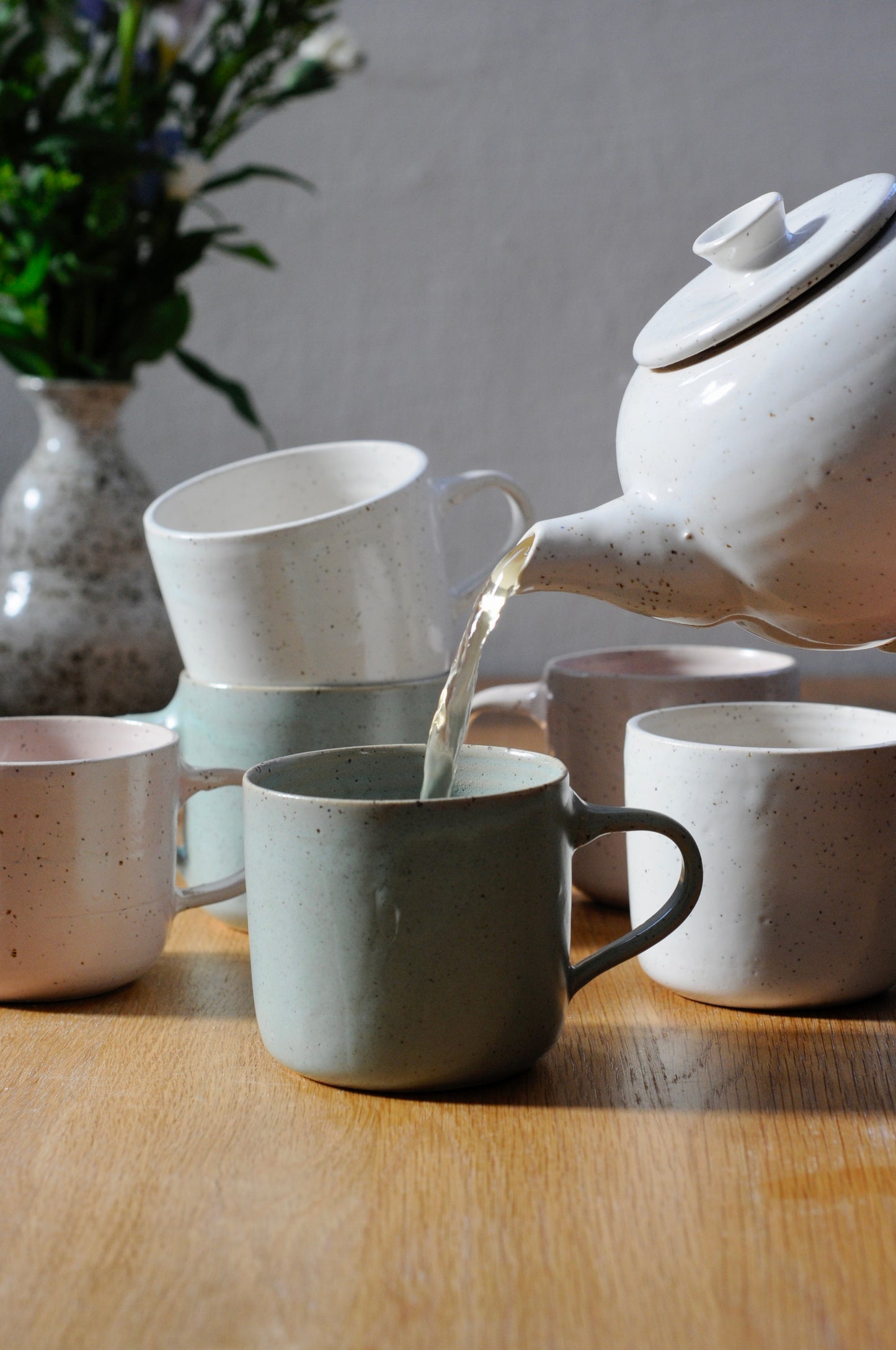 ספל קלאסי עם ידית - לבן