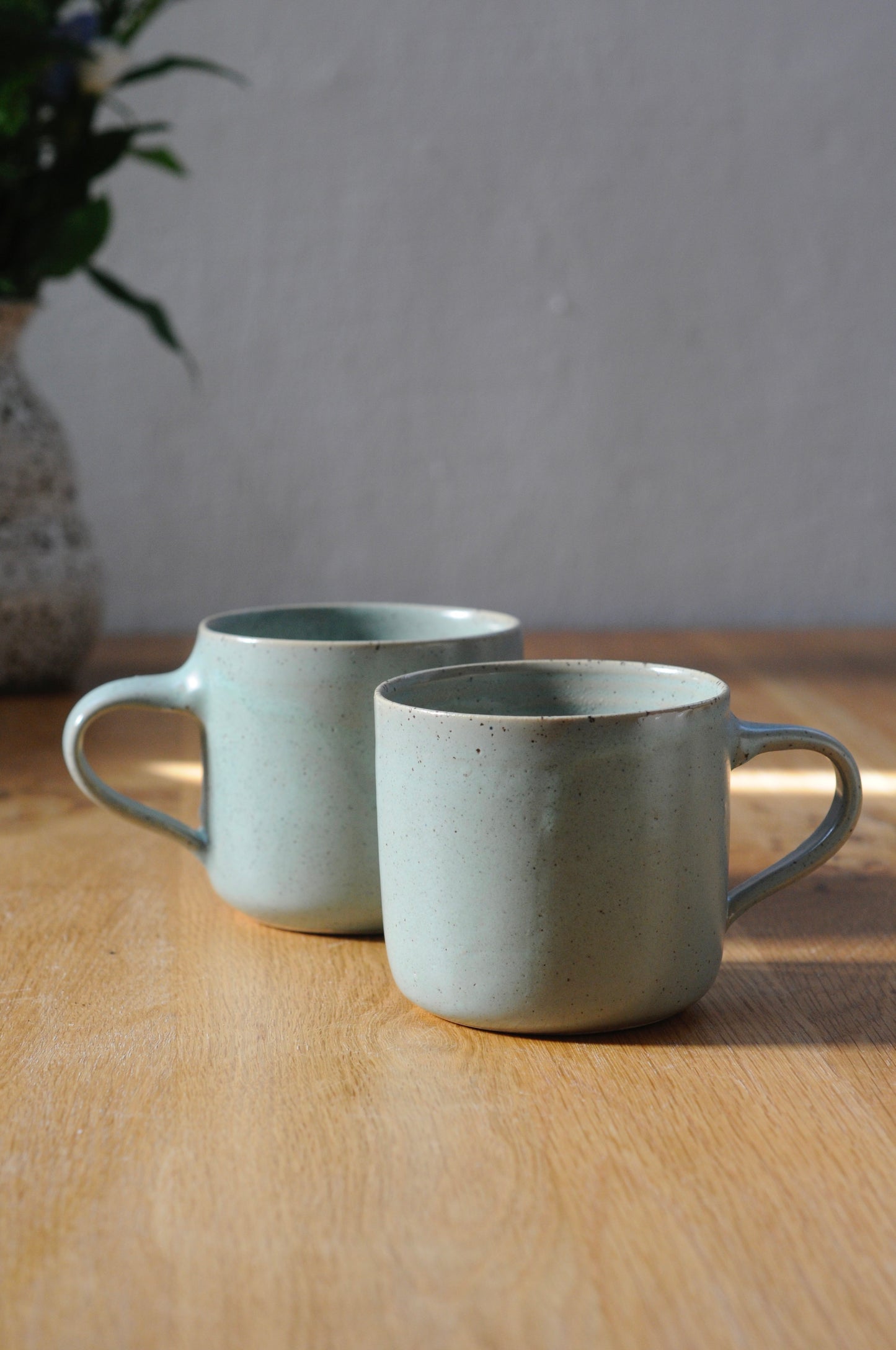 ספל קלאסי עם ידית - כחול