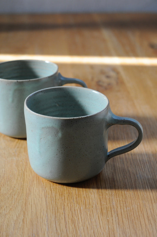 ספל קלאסי עם ידית - כחול