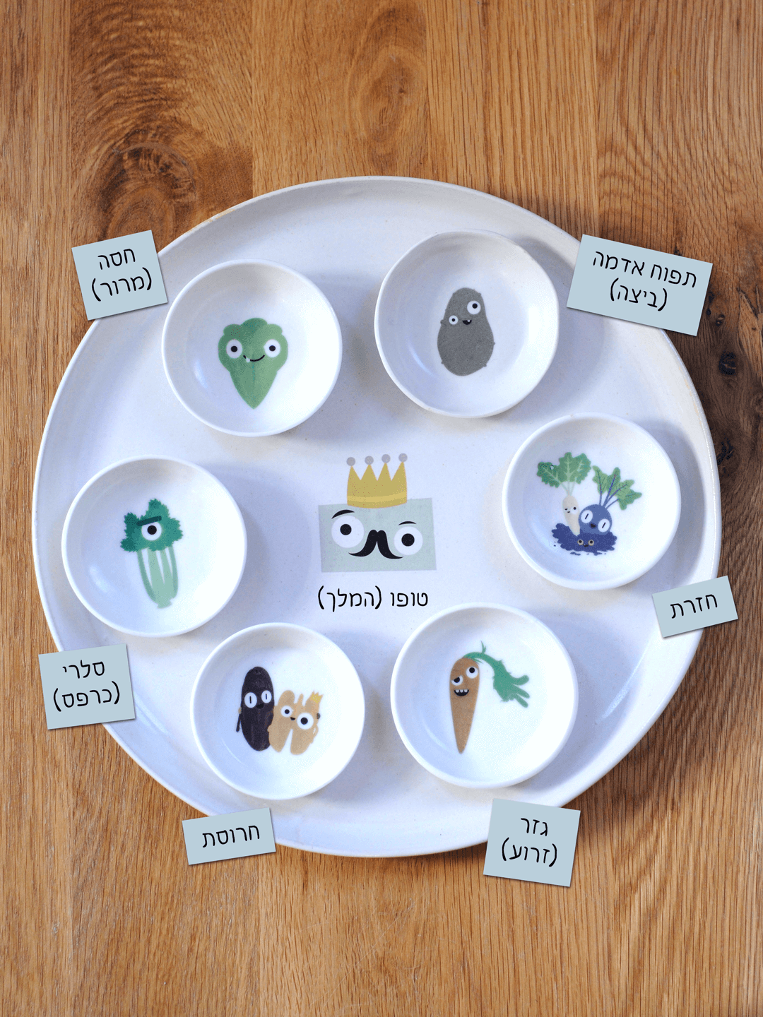 צלחת פסח מן הצומח